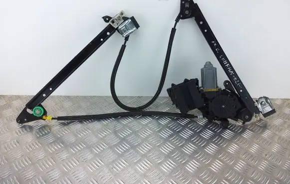 Volkswagen Sharan Front door window regulator with motor 7M3959812