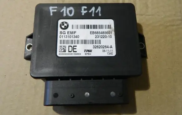 BMW 5 F10 F11 Hand brake control module 6854856