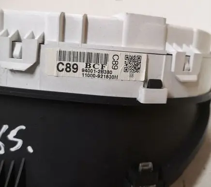 Hyundai Santa Fe Speedometer (instrument cluster) 1164000150 940012B380