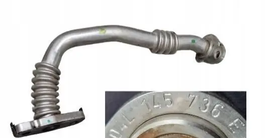 Audi A3 S3 8P Turbo turbocharger oiling pipe/hose 04L145746E