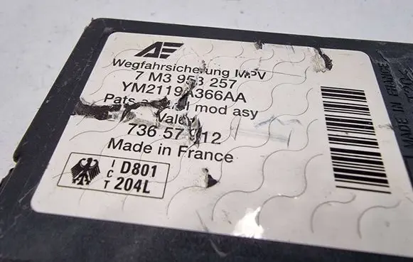 Seat Alhambra (Mk1) Immobilizer control unit/module 73657912 YM2119K366AA