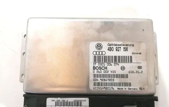 Audi A6 S6 C5 4B Gearbox control unit/module 4B0927156 0260002455