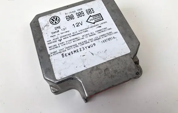 Volkswagen Sharan Airbag control unit/module 6N0909603 5WK4137