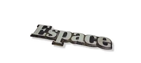 Renault Espace II Manufacturers badge/model letters 