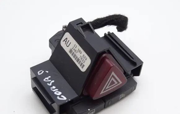 Opel Corsa D Hazard light switch 13189529