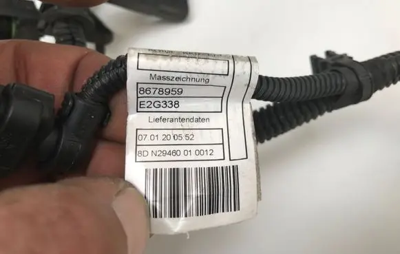 BMW 1 F40 Engine installation wiring loom 8678959 8687670 4B382127