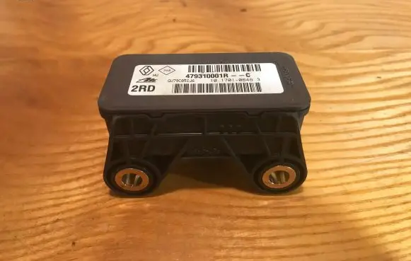Renault Laguna III ESP acceleration yaw rate sensor 479310001RC 10170106463 10170701222