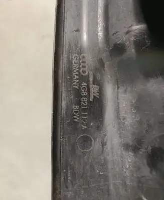 Audi A7 S7 4G Fender end trim 4G8821112A