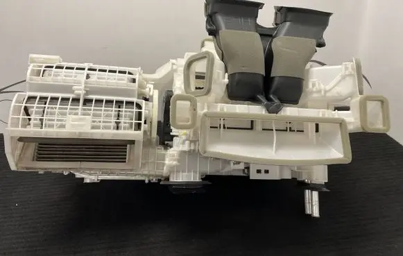 Interior heater climate box assembly