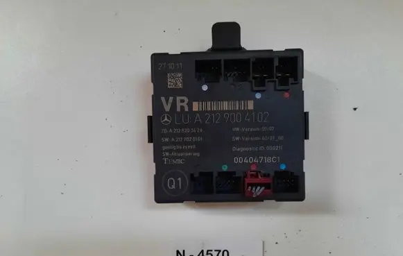Mercedes-Benz C W204 Door control unit/module 2129004102
