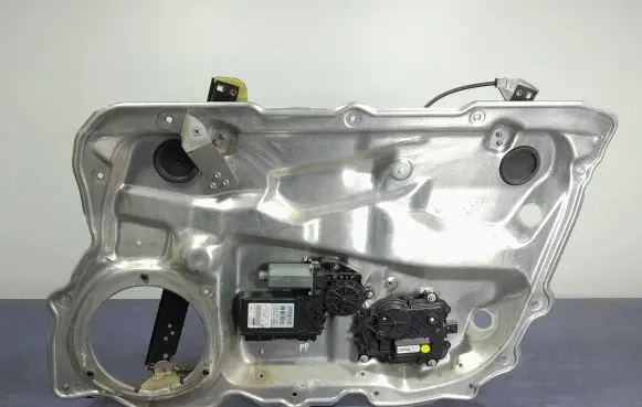 Audi A8 S8 D3 4E Front door window regulator with motor 4E0837850