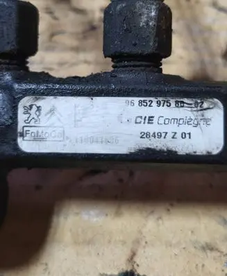 Volvo V50 Fuel main line pipe 9685297580 28497Z01 110047686