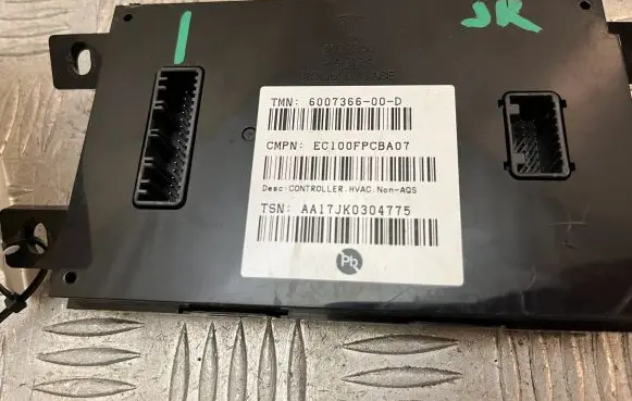 Tesla Model S Air conditioning/heating control unit 600736600D