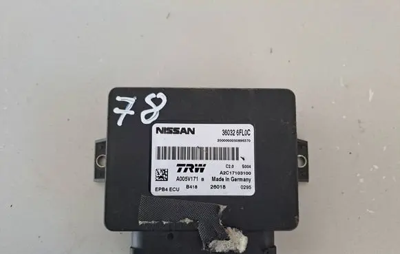 Nissan Qashqai Hand brake control module 360326FL0C A2C17103100 A005V171