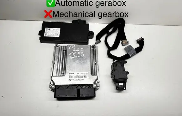 Engine ECU kit and lock set
