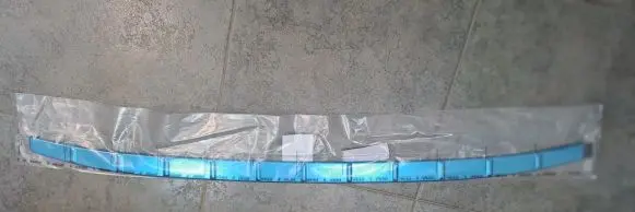 Volvo V90 Cross Country Rear bumper trim bar molding 32341447