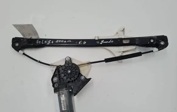 Volkswagen Golf Plus Rear door window regulator with motor 5M0839401C