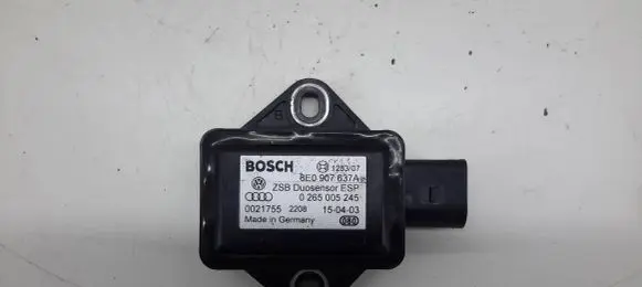 Volkswagen PASSAT B5.5 ESP acceleration yaw rate sensor 8E0907637A 0021755 0265005245