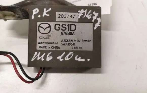 Mazda 6 Keyless (KESSY) go control unit/module GS1D676B0A