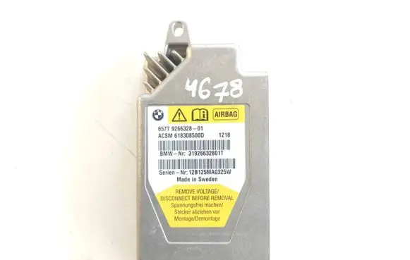 BMW 7 F01 F02 F03 F04 Airbag control unit/module 9266328 618308500D 31926632801T