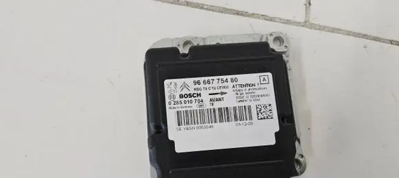 Peugeot 5008 Airbag control unit/module 9666775480 0285010704 YBSN0053049