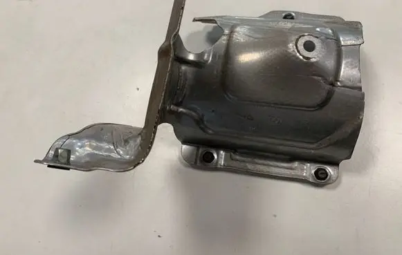 Heat shield in engine bay