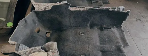 Chevrolet Camaro Rear floor carpet liner 