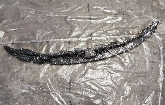Front bumper foam support bar
