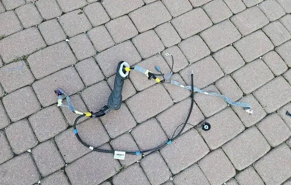 Opel Grandland X Tailgate/trunk wiring harness 9822086680