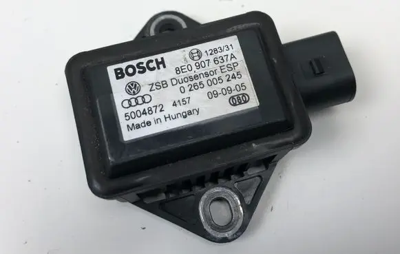 Volkswagen Phaeton ESP acceleration yaw rate sensor 8E0907637A 0265005245 5004872