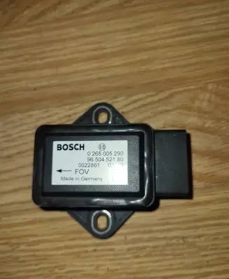 Peugeot 307 ESP acceleration yaw rate sensor 9650452180 0265005290