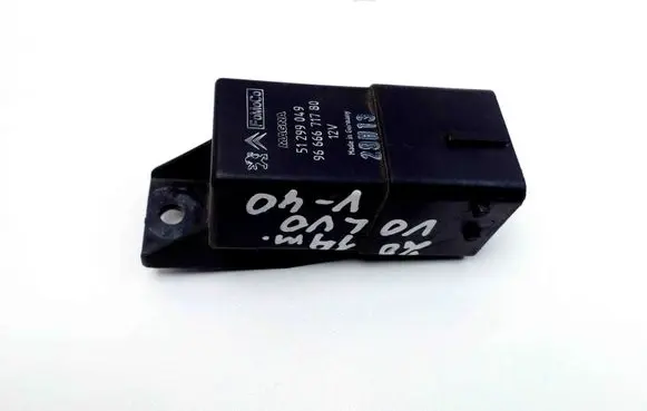 Volvo V40 Glow plug pre-heat relay 51299049 9666671780