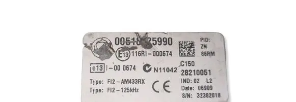 Fiat 500 Central body control module 00518525990