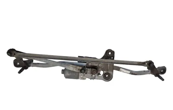 Front wiper linkage and motor