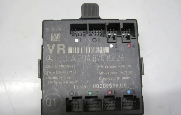 Mercedes-Benz C W204 Door control unit/module A2048702226