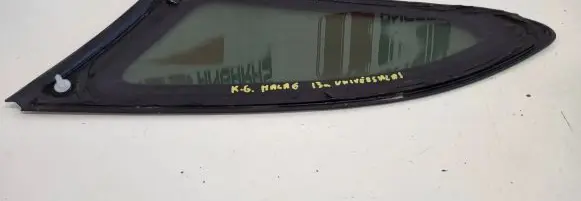 Rear vent window glass