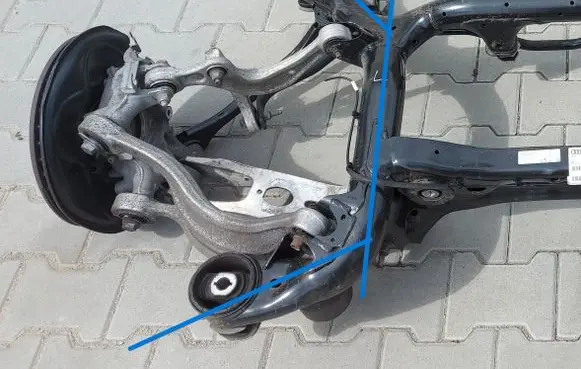 Audi Q7 4M Rear suspension assembly kit set 