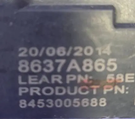 Mitsubishi Outlander Fuse module 8637A865