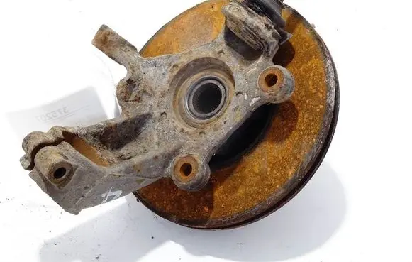 Front wheel hub spindle knuckle