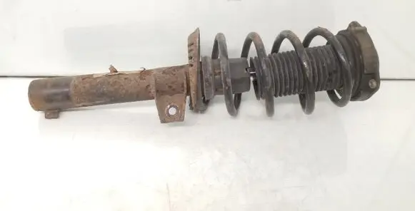 Front shock absorber with coil spring