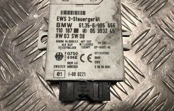 BMW 3 E46 Immobilizer control unit/module 61356905666 110187 05393245