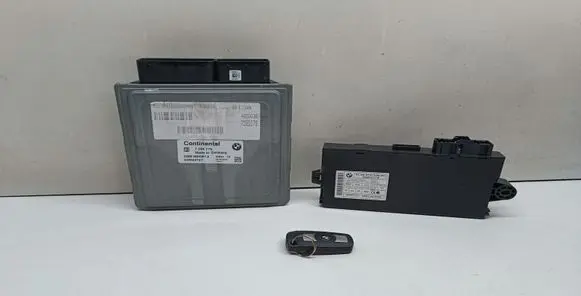 BMW 3 E90 E91 Engine ECU kit and lock set 7595179 9147226