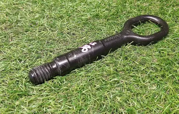 Towing hook eye