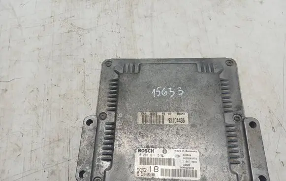 Peugeot 607 Engine control unit/module 9653184580 0281011516 92104435