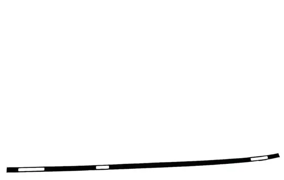 Nissan Qashqai Roof trim bar molding cover 