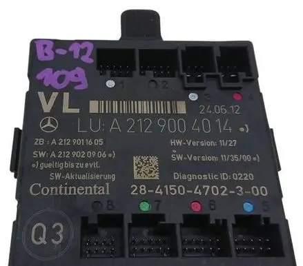 Mercedes-Benz E W212 Door control unit/module A2129004014