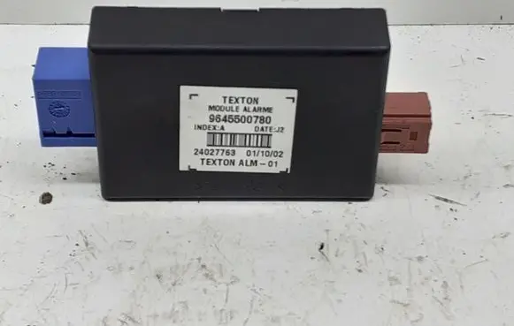 Peugeot 307 Alarm control unit/module 9645500780