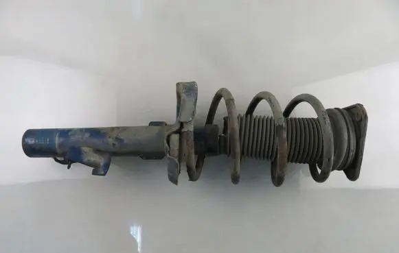 Front shock absorber with coil spring