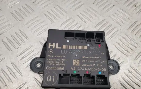 Mercedes-Benz CLS C218 X218 Door control unit/module A2129008327