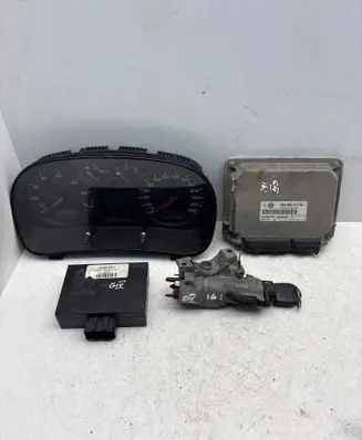 Volkswagen Golf IV Engine ECU kit and lock set 06A906019AK 5WP43713 1J0959799W